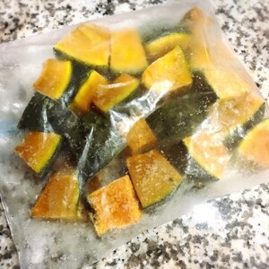 かぼちゃの冷凍保存方法